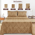 6 Piece Bed Sheets Set Luxury Microfiber Ultra Soft Deep Pocket Bedding Set Wrinkle Resistant
