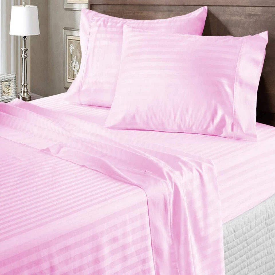 Queen 1000 Thread Count Egyptian Cotton Sheet Set 4 Piece Luxury Hotel Quality Deep Pocket Bed Sheets